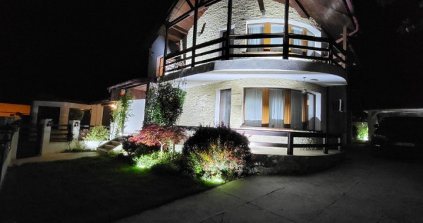 Vila de lux cu piscina, sauna si acces la lacul Casla