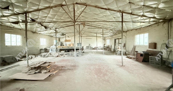Hala industriala 1200 mp utili de inchiriat in Cisnadie