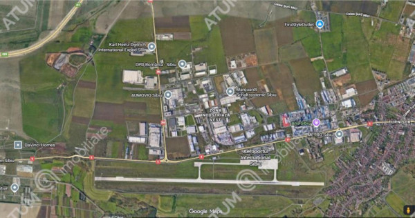 Teren intravilan cu destinatie industriala 14800 mp cu PUZ