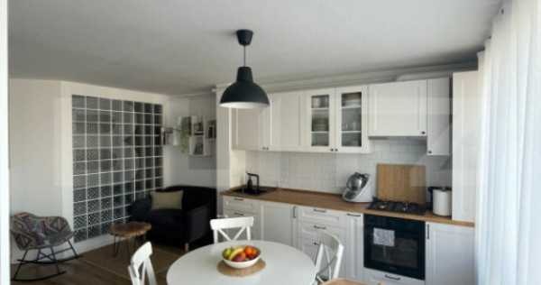 Apartament cu 3 camere, finisat si mobilat, parcare, langa R