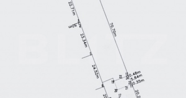 Teren 1850 mp 2 fronturi stradale Moșnița Veche