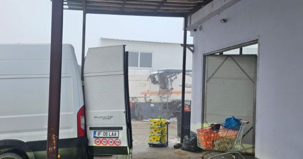 Hala 300 mp + teren 750 mp Popesti Leordeni