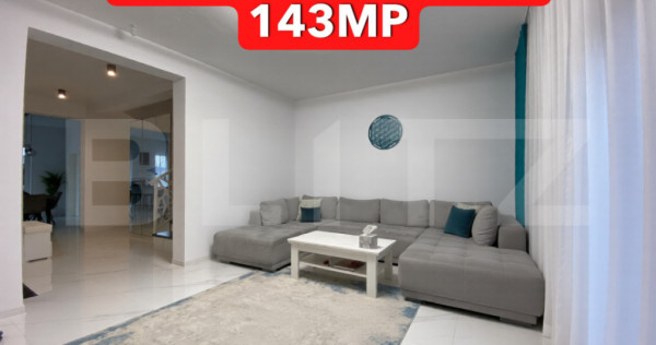 Duplex 4 camere 143 mp utili, teren 340 mp &ndash; Chisoda