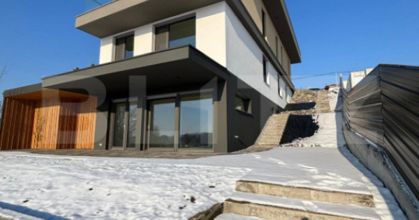 Casă individuală, nouă, modernă, 270 mp utili + 860 mp t