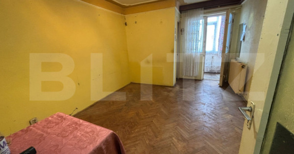 Garsonieră 1 camera, 23 mp, zona Zimbru