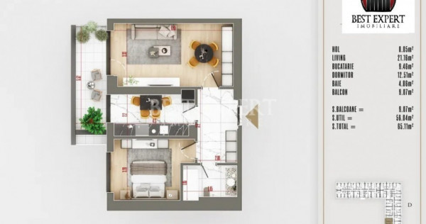 Apartament 2 Camere Zona Linistita -acces rapid STB 3 Min