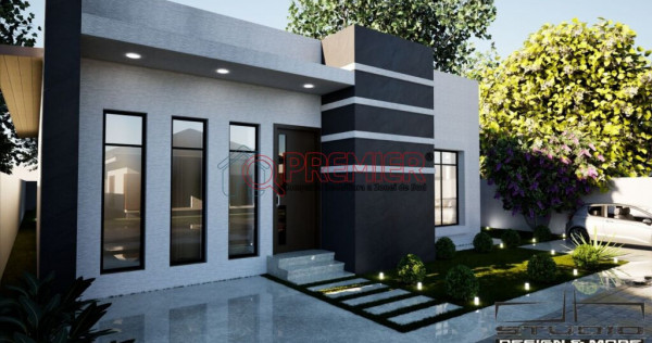 Vila individuala moderna parter - teren 412 mp Berceni