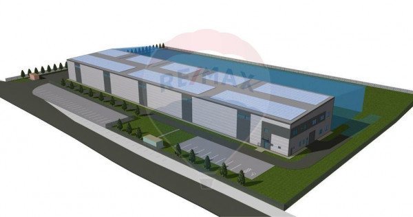 Teren intravilan 1.7 Ha, proiect hala industriala - Mosna...