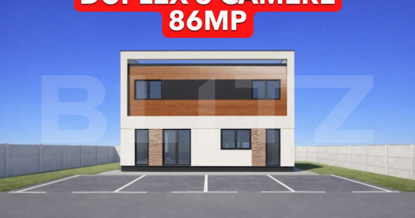 Duplex P+1E, 86 mp utili+ 13mp terasa, 250 mp teren, Mosnita