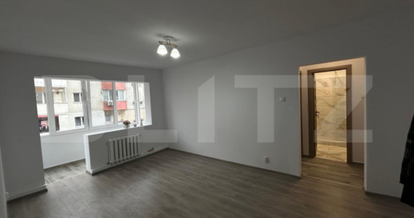 Apartament 2 camere, etaj 2 INTERMEDIAR luminos, renovat com