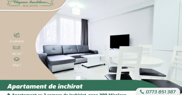 Apartament cu 2 camere de inchiriat, zona 300 Micalaca, Arad