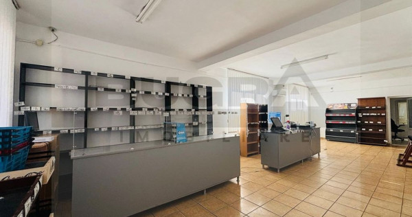 Spatiu comercial 90 mp, 2 cai de acces, parcare, zona str...