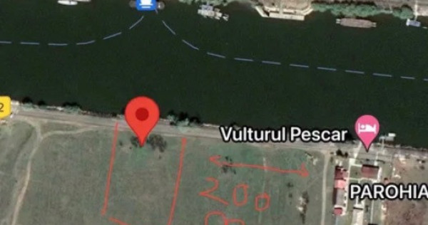 Teren intravilan Delta Dunării Maliuc - Sat Vulturu 1633mp