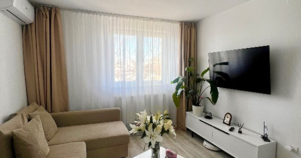 Inchiriez apartament 2 camere-la 10 min. de metrou Brancoveanu