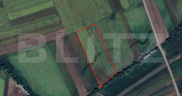 Teren extravilan 9.800 mp | 54 ml deschidere | Șcheia