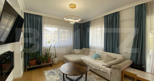 Vila moderna cu 3 dormitoare si teren generos 1.460 mp