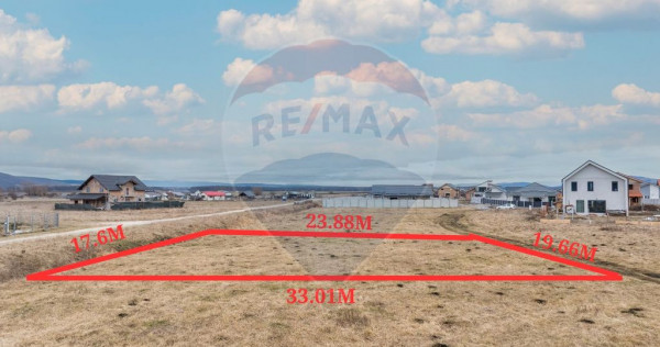 Teren intravilan de v&acirc;nzare &icirc;n Hărman &ndash; zonă &icirc;n pl...