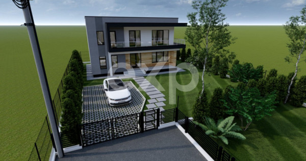 Ansamblu rezidențial nou &ndash; 4 vile moderne &icirc;n Budeasa, l?