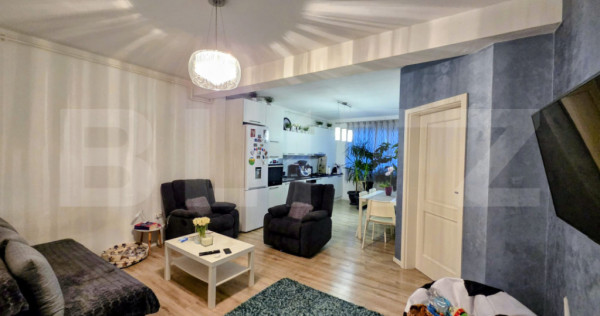 Apartament 2 camere, 57 mp utili, Parter &icirc;nalt, Parcare cu