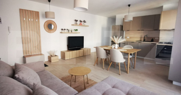 Apartament superb, 2 camere, 58 mp cu 2 parcari