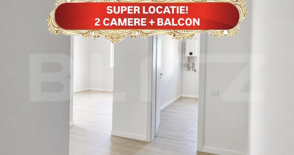 Apartament cu 2 camere, Etaj 1, Balcon, 1 loc parcare, TVA I