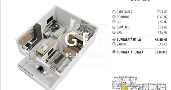 Apartamente noi &icirc;n Bistrița - 2 camere, zona centura!!