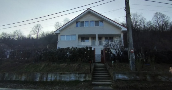 Casa P+1+M, 185 mp, teren 590 mp, Leamna de jos