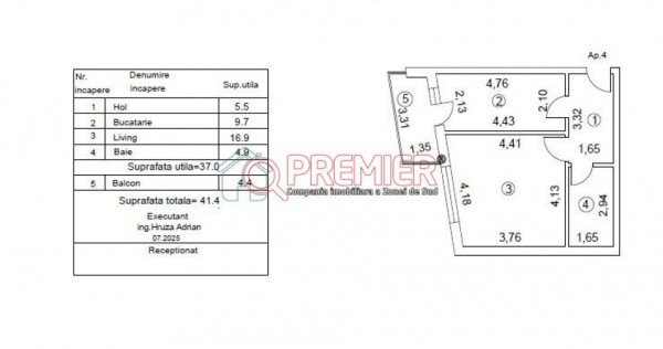Toporasi Residence - garsoniera - acte gata - Sector 5