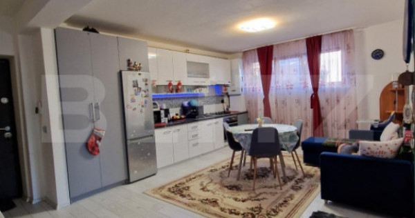 Apartament 3 camere, 58 mp, zona Stejarului