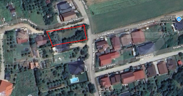 Teren de v&acirc;nzare &ndash; 861 mp &ndash; zona Cetate