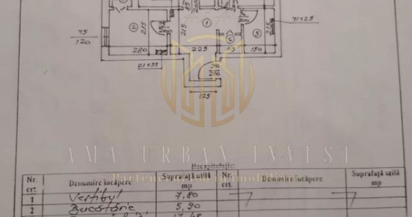 2 Camere Decomandat, Bloc Reabilitat la 1 Minut de Metrou...