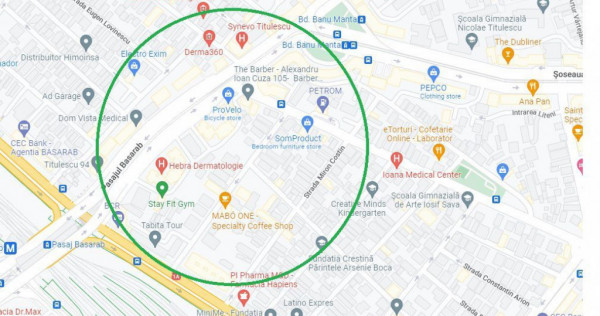 Titulescu, spatiu comercial in suprafata de 279,86 mp,