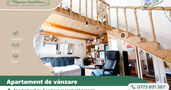 Apartament cu 2 camere si centrală proprie, zona Ultracentr