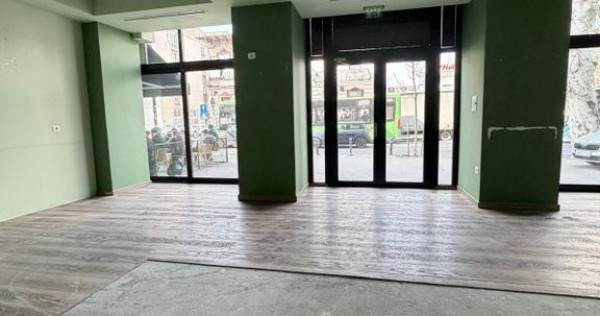 Zona Piata Romana - Calea Dorobantilor 105 mp vitrina 9 m