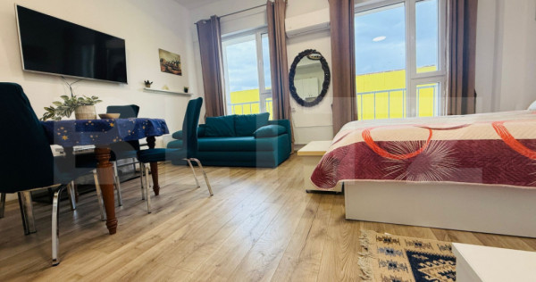 Garsonieră modernă, complet mobilată și utilată &ndash; ide