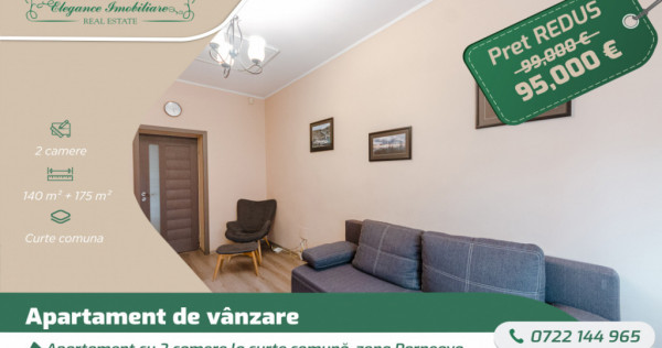 Apartament cu 2 camere la curte comună, zona Parneava, Arad