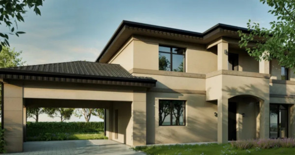 Casa individuala, garaj dublu, studiu nZEB, zona Ioan Rus