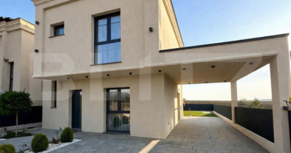 Casa modernă, finisaje premium, 500 mp teren, zona Lisaura