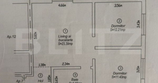 Apartament 3 camere Dumbravita, zona Fropin