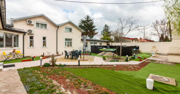 Casa de vanzare cu teren generos 504mp si piscina - Bucur...