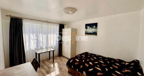 Garsoniera renovata, parter, mobilata si utilata complet