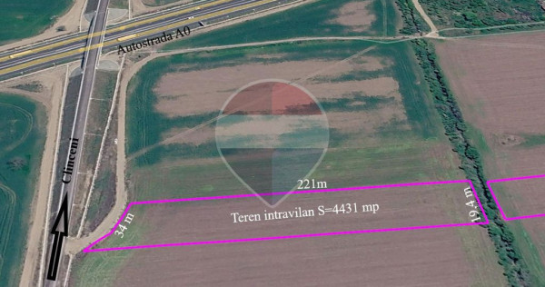Oportunitate investiție &ndash; teren intravilan 4431 mp, Bragadiru/Ilfov
