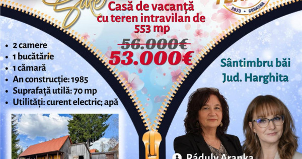 3DFILM! Casa de vacanta rustica, panorama superba,Santimbru