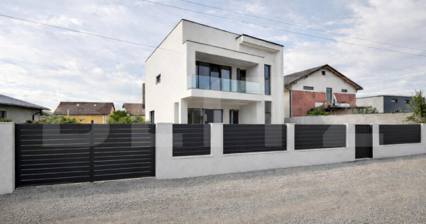 Casă modernă P+1, cu finisaje premium, 440 mp teren, zona