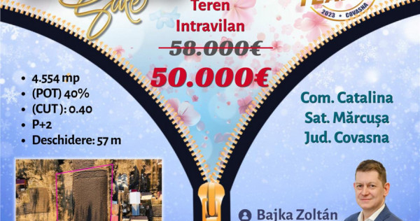 FILM! 4.554 mp intravilan, PUZ: locuinta,afacere,productie,s