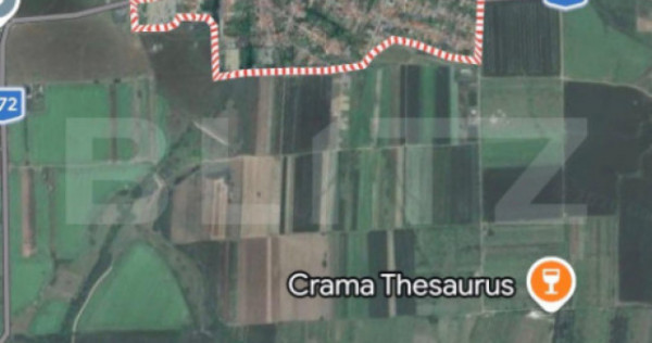 Teren intravilan, front 60 ml, 23.000 mp, zona Buziaș