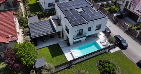 Vilă modernă 4 camere | 190MP | Teren 330MP | Piscină pri