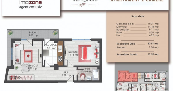 2 camere | Prelungirea Ghencea | 62.59 mp | Etaj 3 | Fina...