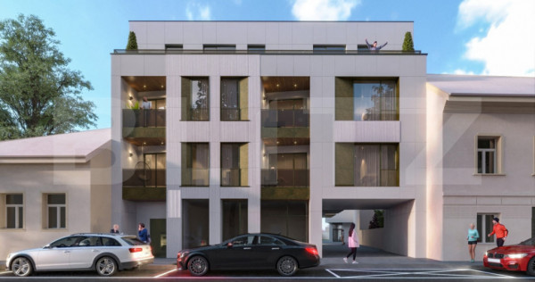 Apartament 3 camere, 57 mp, FINISAT LUX, nZEB, zona Centrala