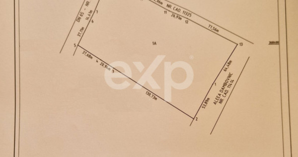 ALBOTA | Teren intravilan 21.494 mp | Deschidere DN5 &ndash; 107